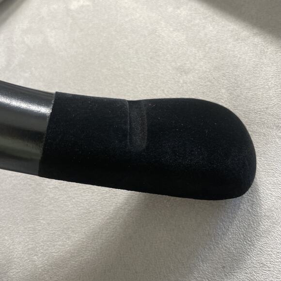 EMPORIO ARMANI Logo Black Wood Hanger For Suit, Shirts or Jackets Lot Of 3 - Picture 4 of 8